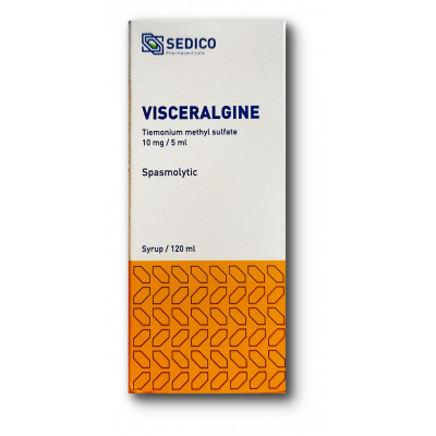 VISCERALGINE 10 MG / 5 ML ( TIEMONIUM METHYL SULPHATE ) SYRUP 120 ML